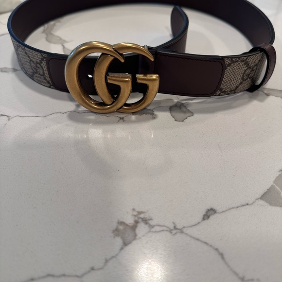 Authentic Gucci GG belt with Double G buckle - Picture 6 of 7